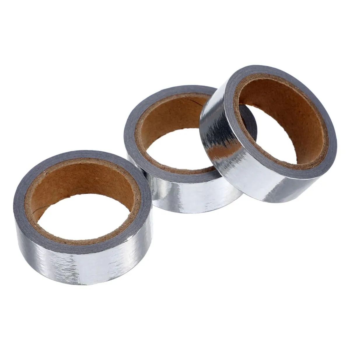 3rolls Self-Adhesive DIY Tapes Multi-use Washi Tape Decorative Metallic