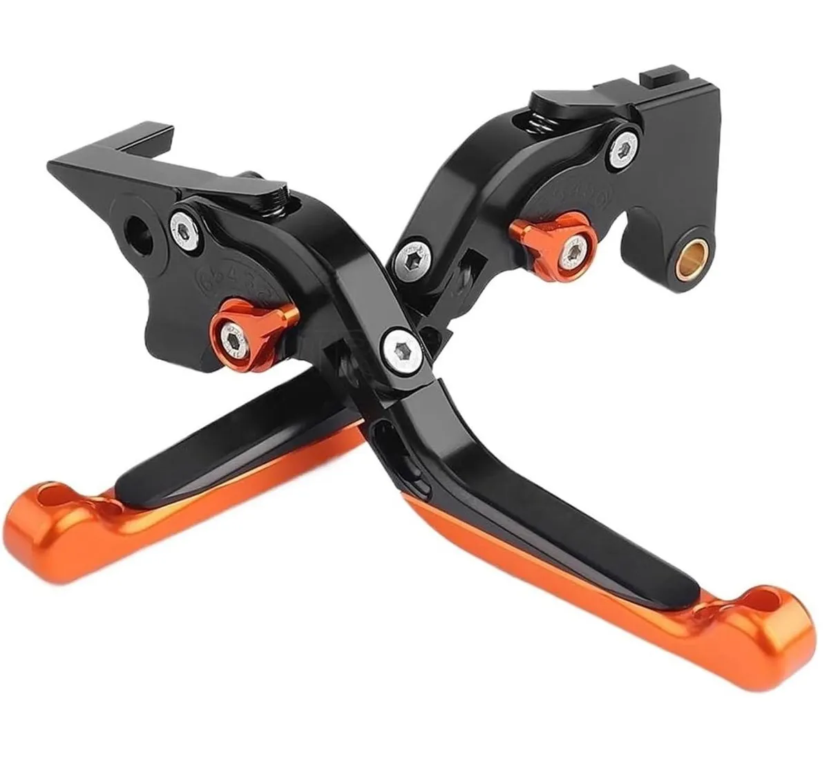 CNC Adjustable Motorcycle Brake & Clutch Lever Set for KTM 390 Duke/ RC390 - Black