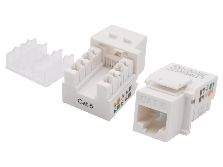 Linkbasic Cat6 UTP Keystone Jack x 5