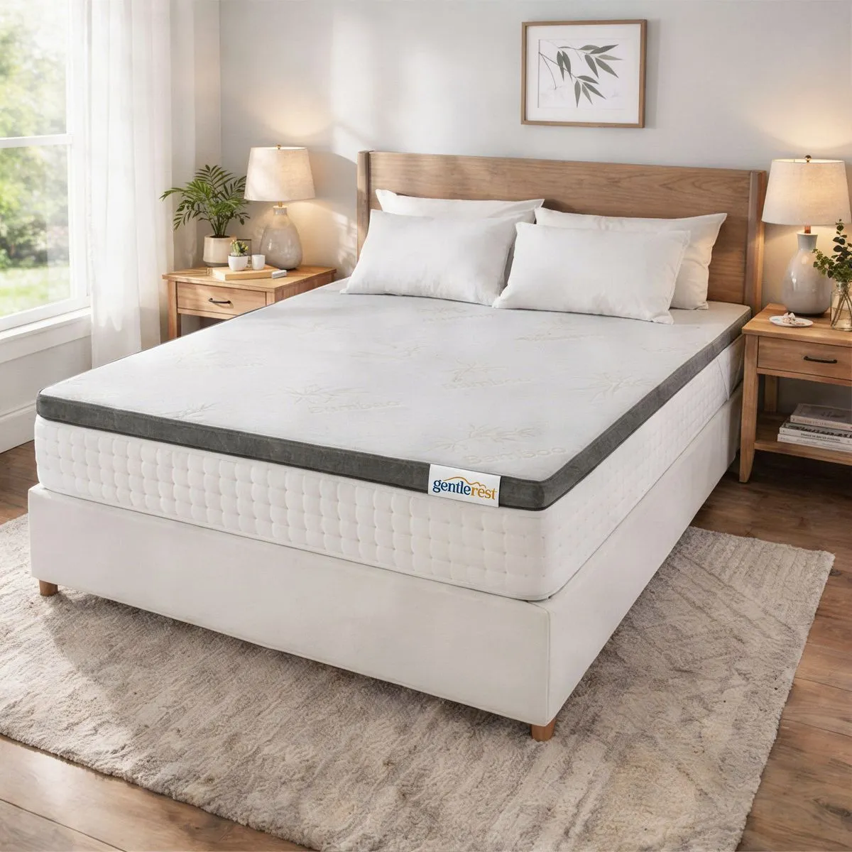 GentleRest - 70mm Dual Comfort Memory Foam Mattress Topper
