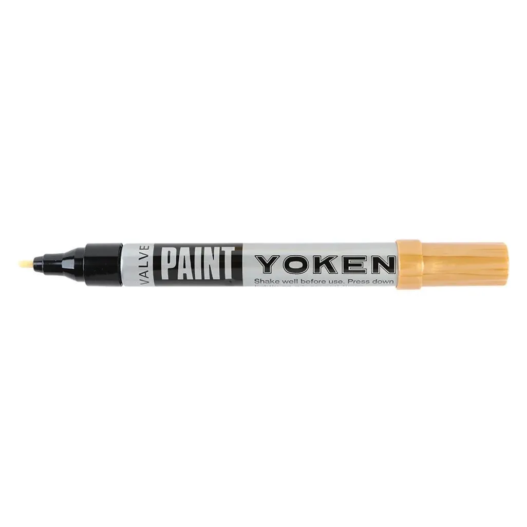 Yoken Paint Marker Fine Gold x 2