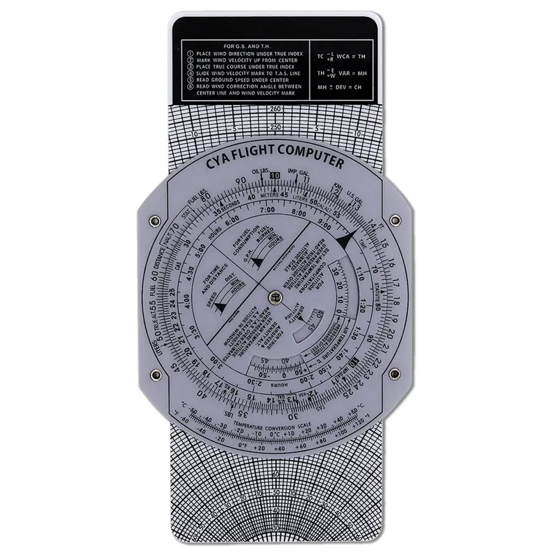 E6B Flight Computer Aviation Plotter Circular Slide Rule
