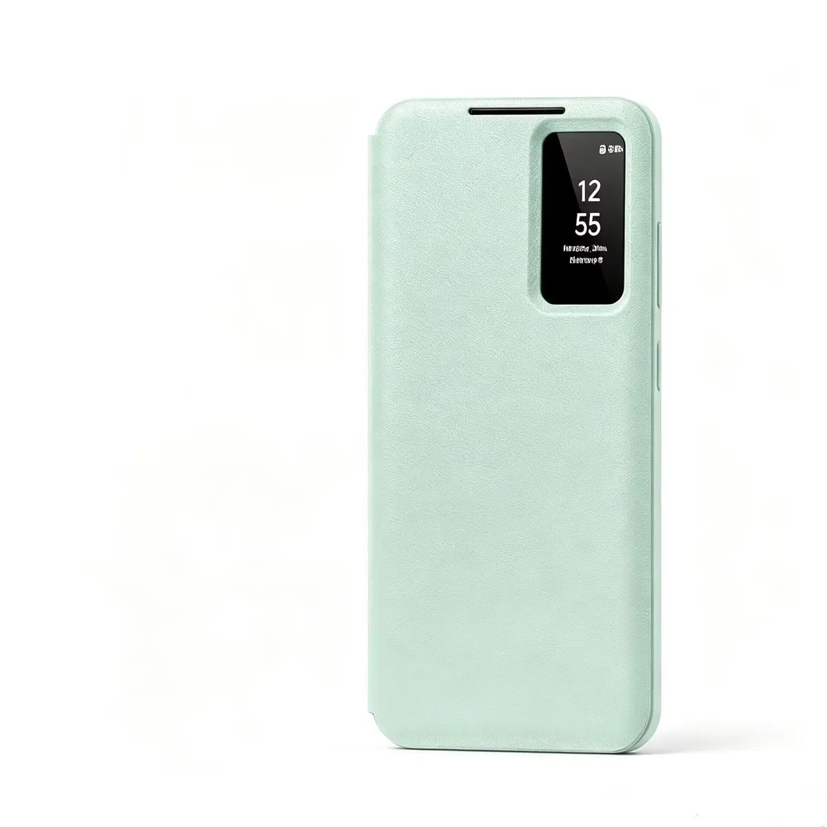 Light Green Flip Leather Phone Case Compatible With Samsung Galaxy S24 Plus