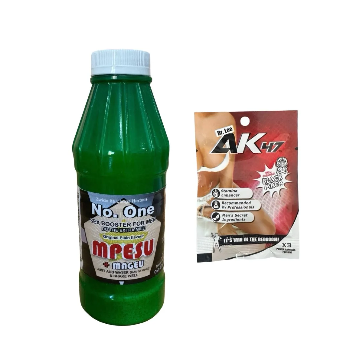 No. One Mpesu Mageu and Dr Lee AK-47 Men's Vitality Combo Pack