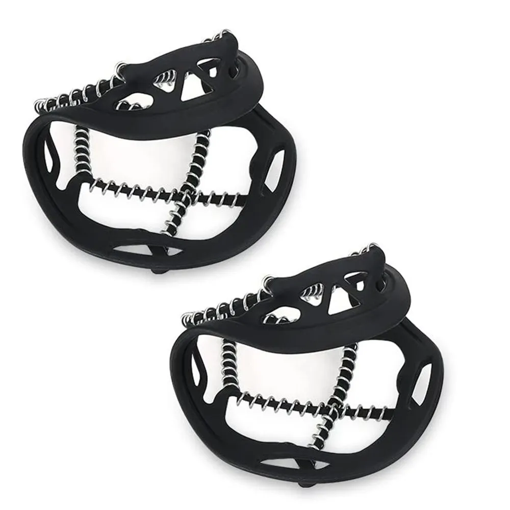 Crampons, Snow Shoe Cover Traction Cleats, Non-slip Spring Crampons for Ice