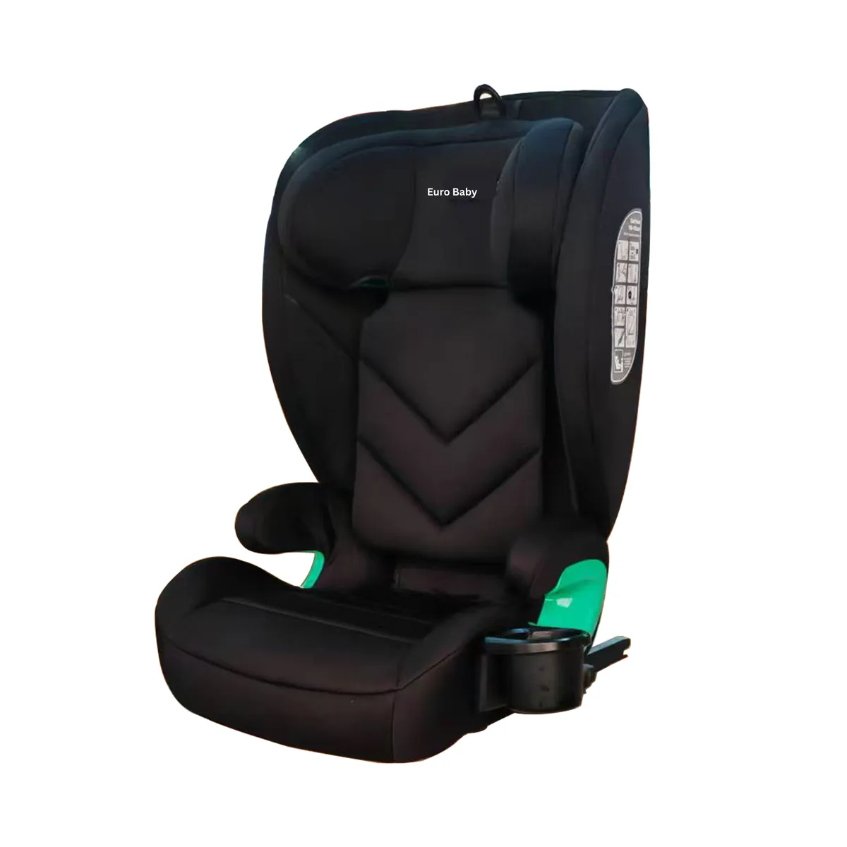 Euro Baby 2 in 1 Duo-Ride Isofix Booster Car Seat
