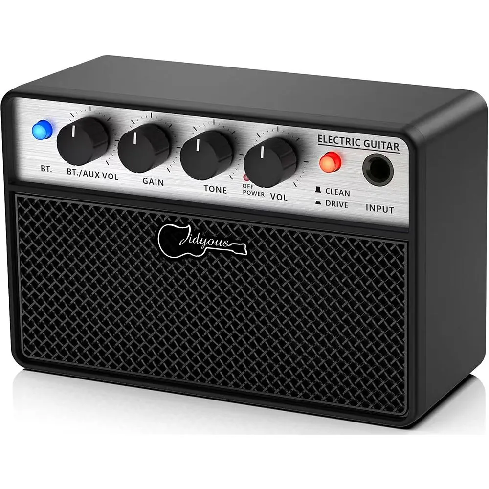 Portable Rechargeable Mini Electric Guitar Amplifier for Beginner Players