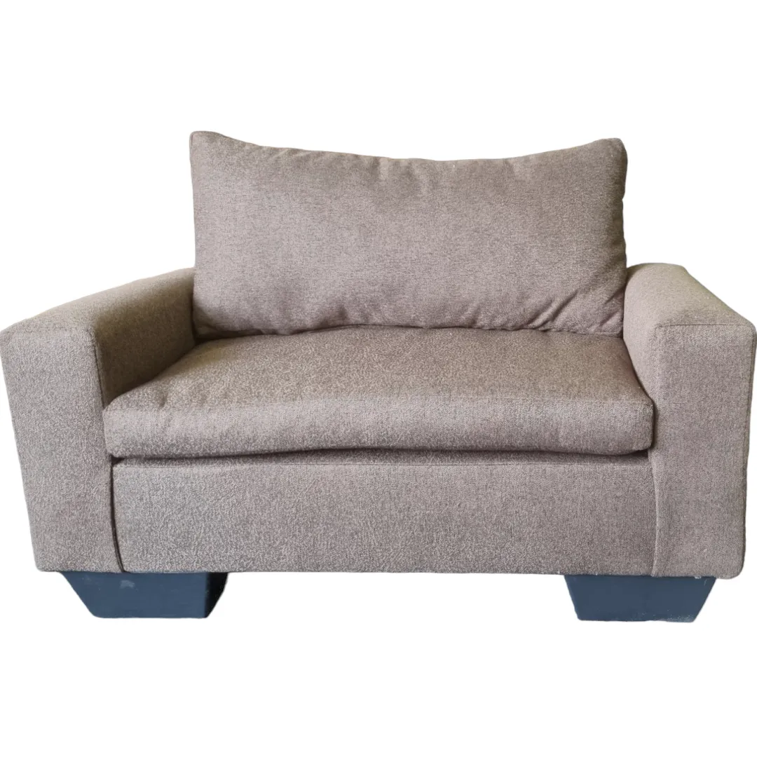 Baby Square Arm 2 Seater Kids Mini Sofa - Brown Col. AK5