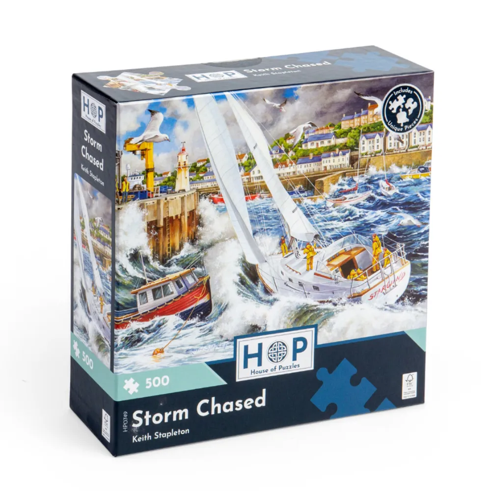 House of Puzzles - Storm Chased - 500 Piece Jigsaw Puzzle