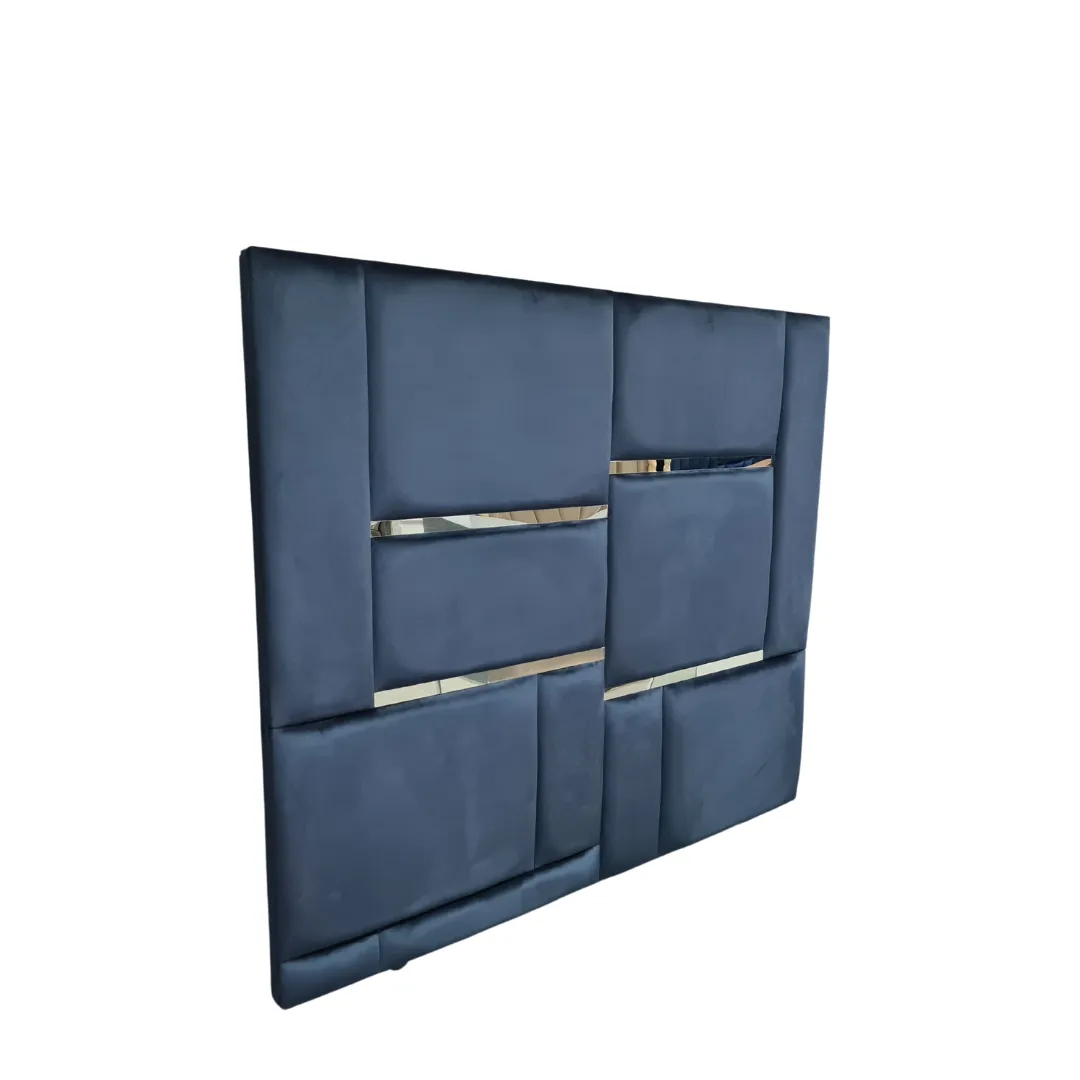 Cincinnatti Headboard - Blue and Gold