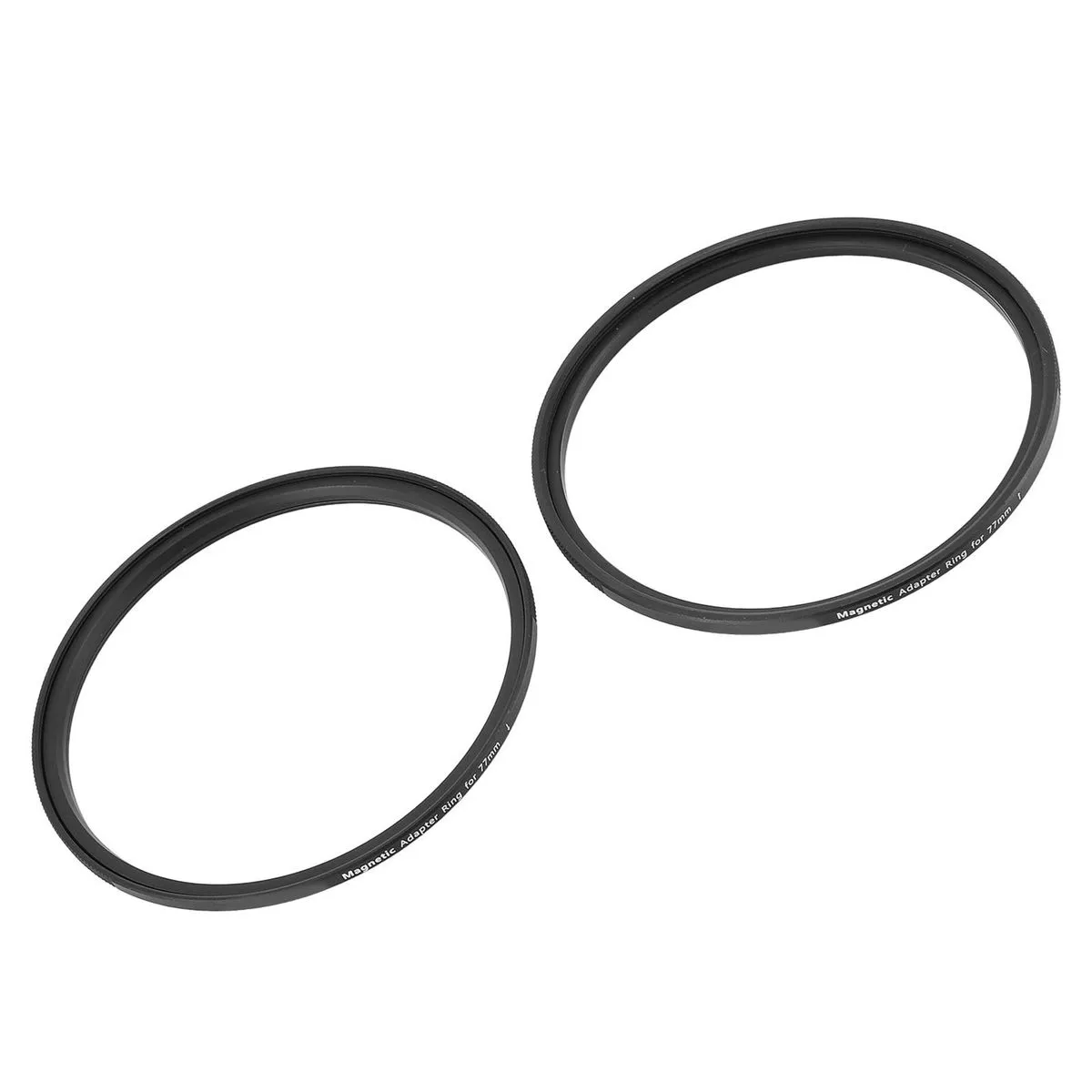 77mm Magnetic Filter Ring Adapter Aluminum Alloy Secure Lens Attachment