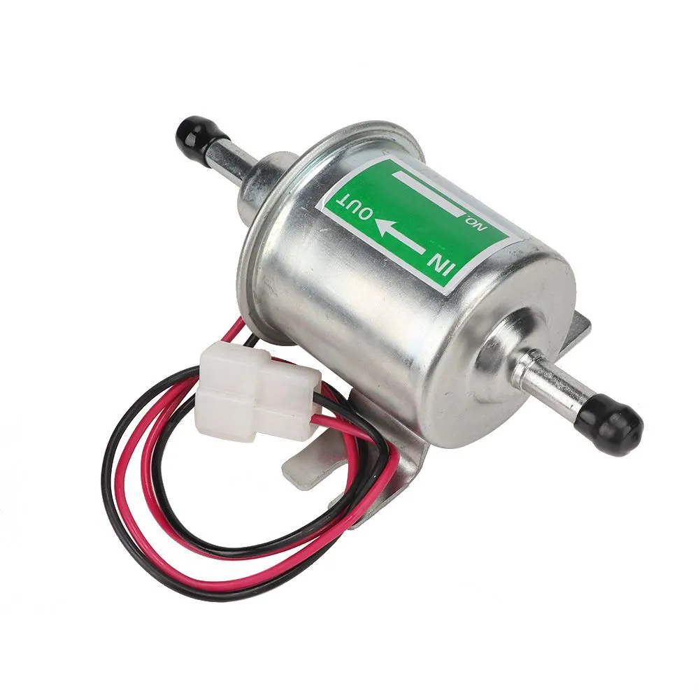 Universal 24V Electric Fuel Pump In-Line Filter for Petrol Diesel