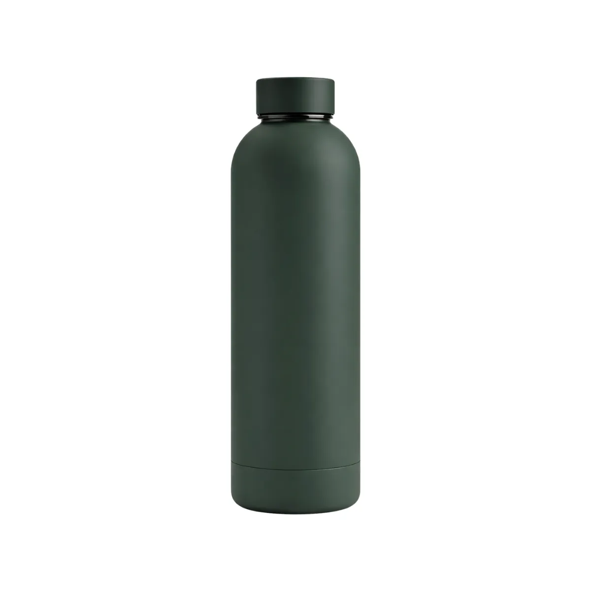 Maisonware | 750ml Rubber Coated Bottle - Moss Green