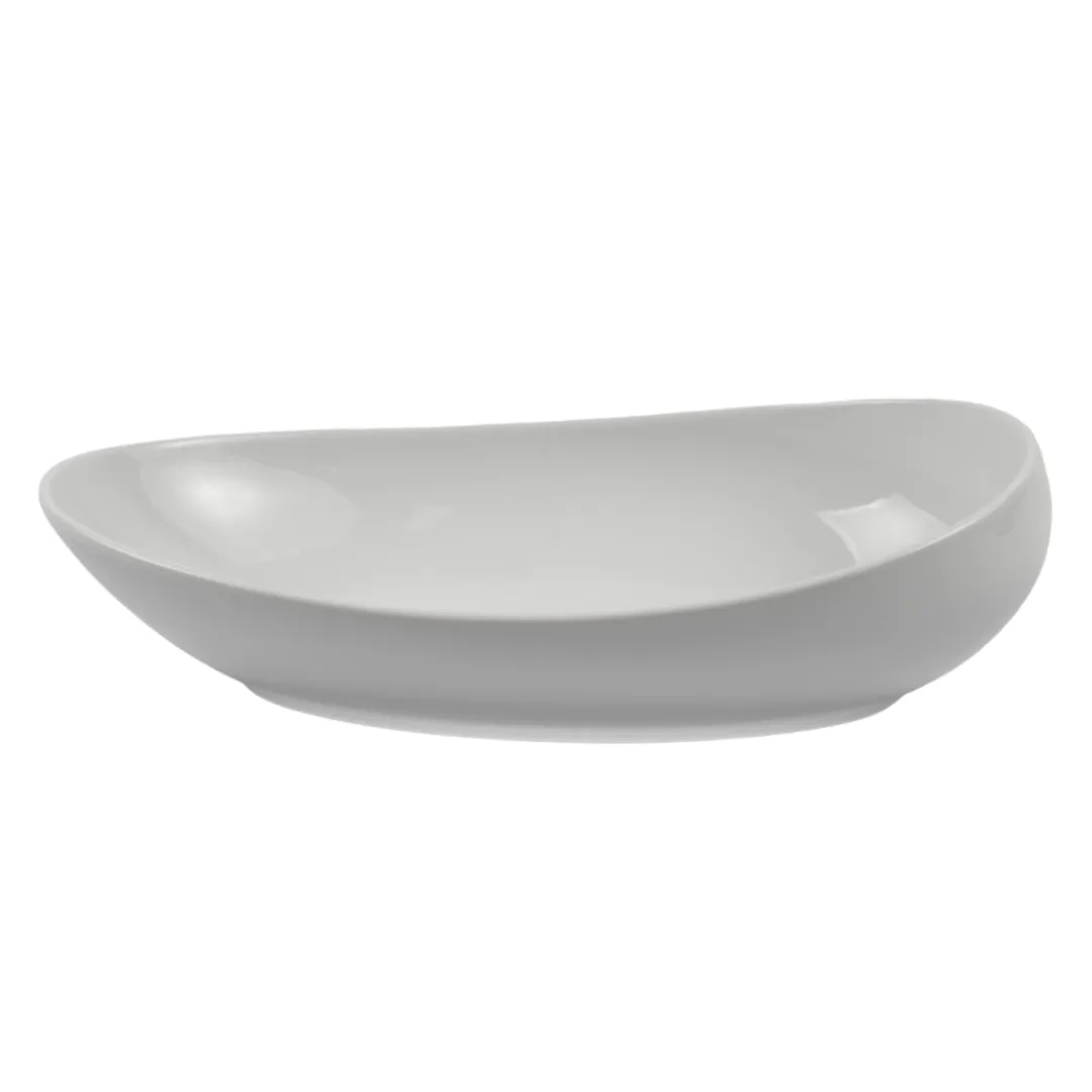 OMADA - Irregular Oval Plate 29.8cm White