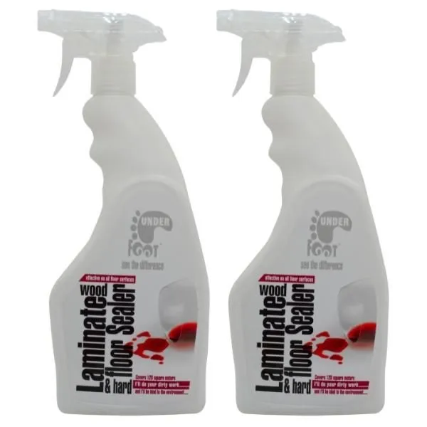 Under Foot - Laminate Wood Floor Sealer - 750ml - Pack of 2