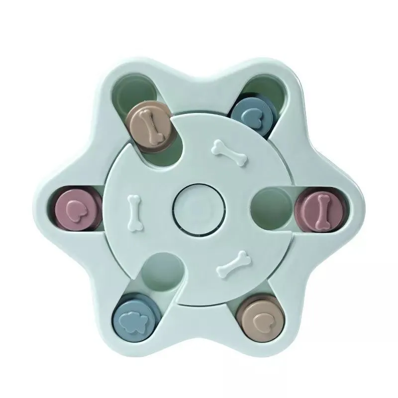 Interactive puzzle for pets - Level 3 - Blue
