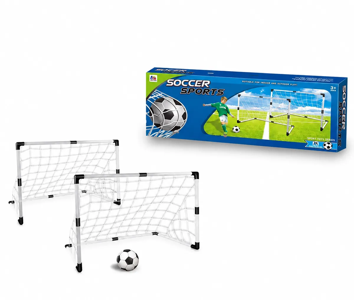 Wonray Kids Portable Soccer Goal Set with Ball