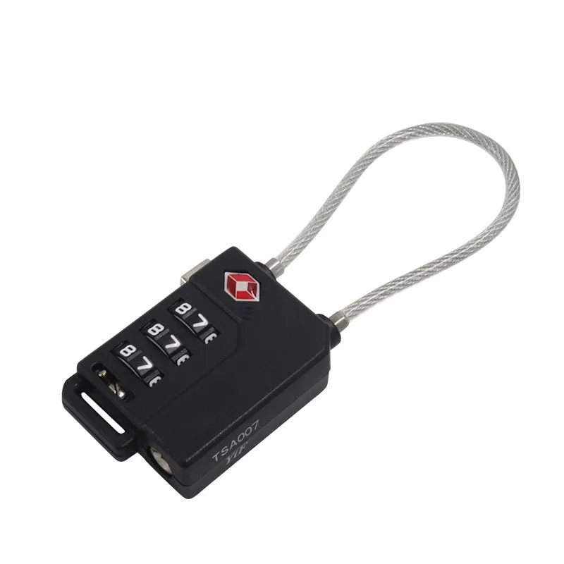 Lock Security Travel Lock Piece TSA Luggage Locks with 14cm Flexible Cable