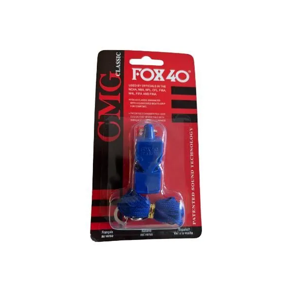 Fox40 - 2pack classic whistles + Lanyard - Blue, Green