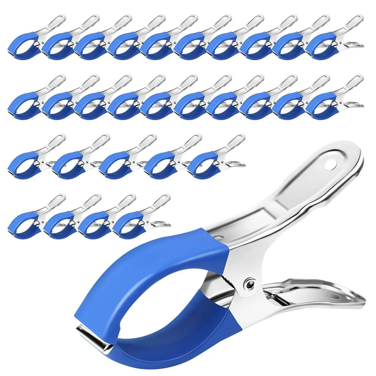 30 piece Pool Cover Clips for Above Ground Pools, Pool Cover Clamps