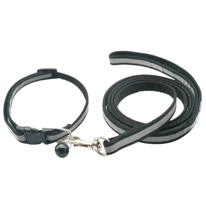 Adjustable Reflective Pet Walking Set for Kittens,Cats and Small Breed Dogs