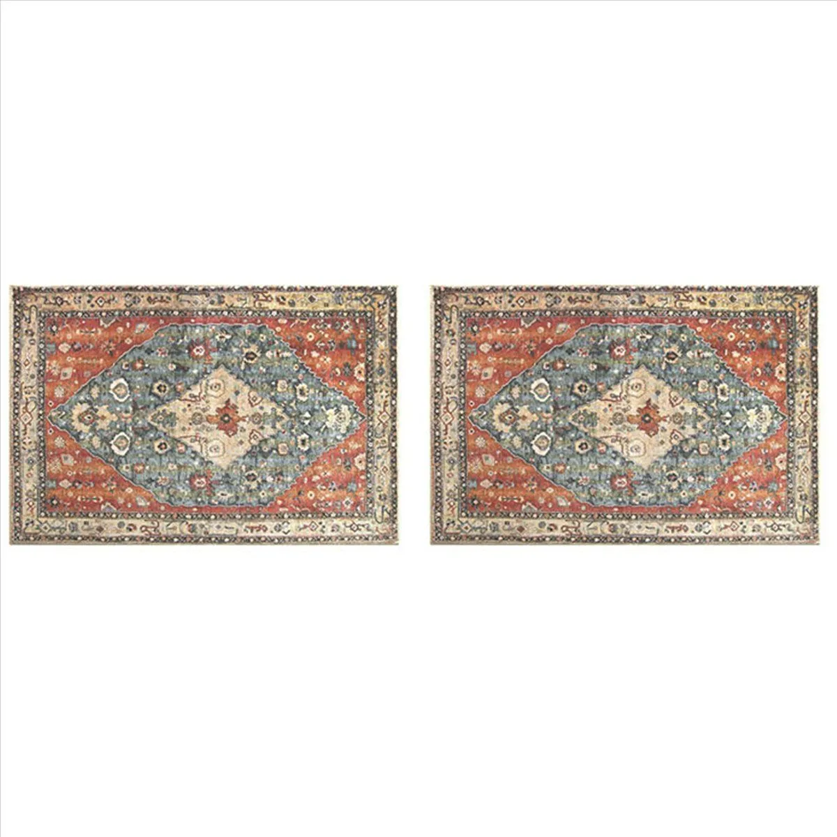 Distressed Entryway Rug Doormat For Indoor Kitchen Bathroom Number 5