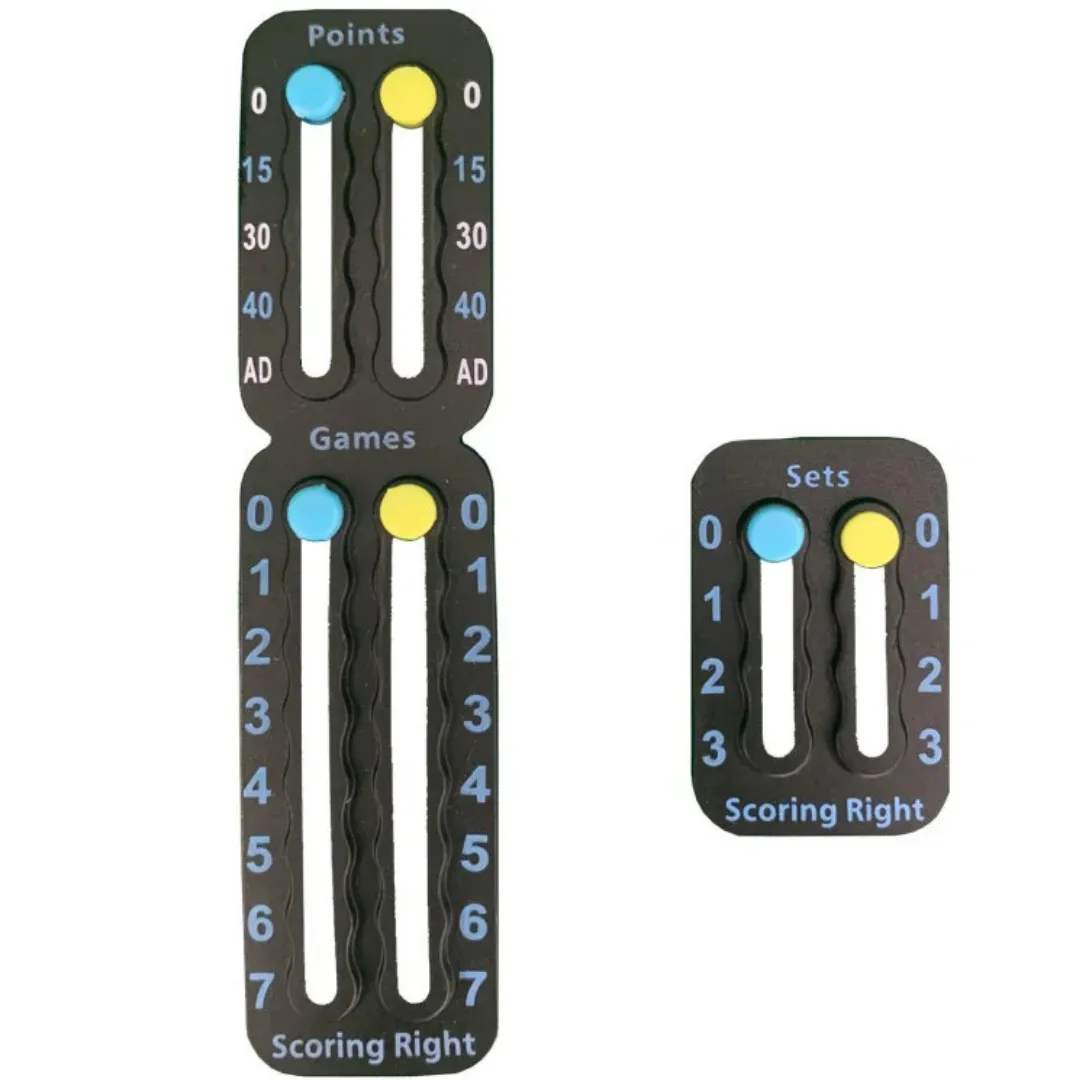 TechByte Padel/Tennis Racket Score Keeper - Fits All Tennis & Padel Rackets - Black