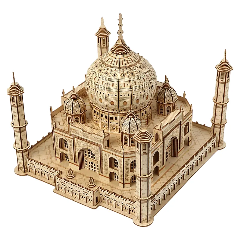 3D Dream Light Castle Puzzle - DIY 388-Piece Model for Kids
