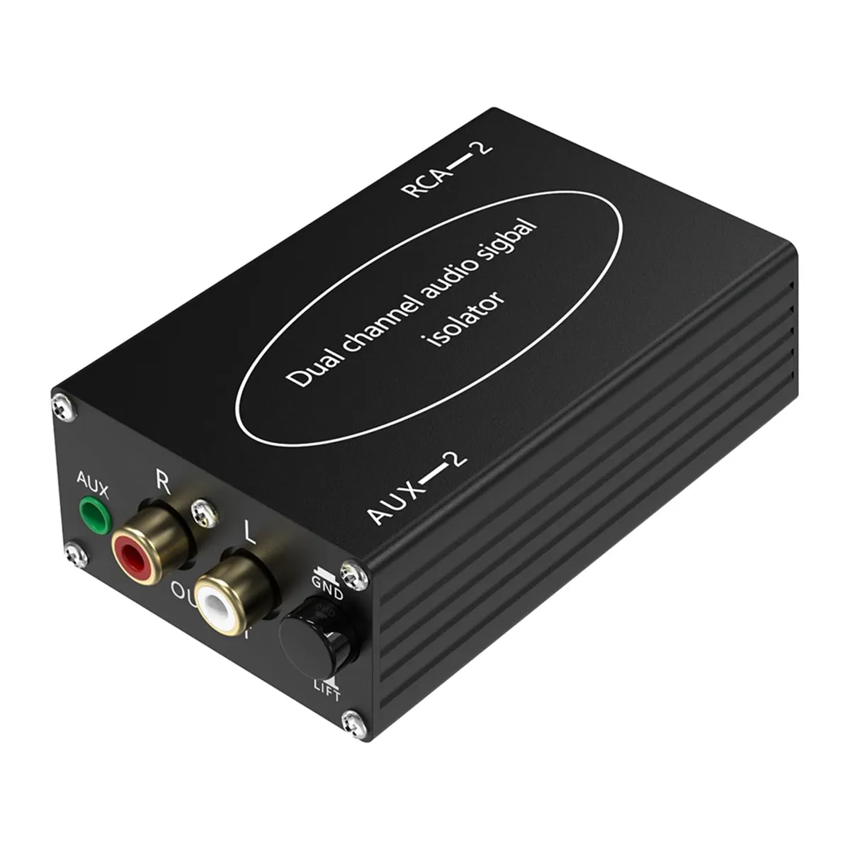 Audio Isolator Noise Reduction Filter Eliminator Black