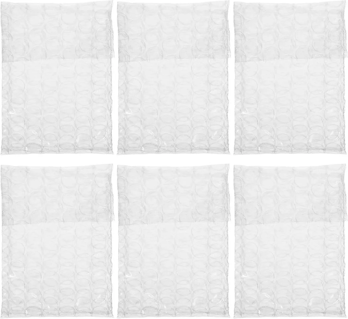 50pcs Double-layer Padded Bubble Mailers 6x8+3cm Thick Self-seal Shipping