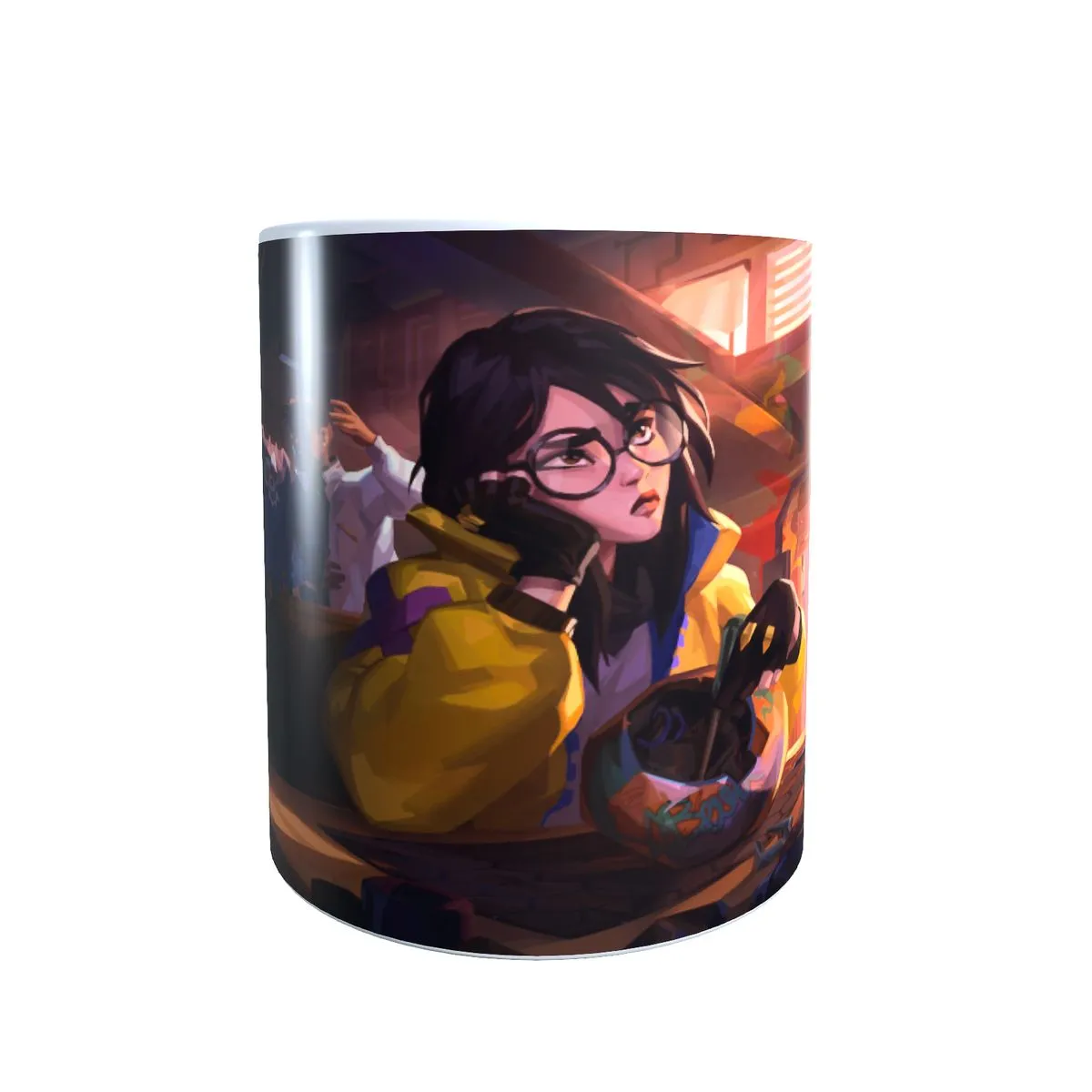 Killjoy Visiting Raze - Valorant Coffee Mug
