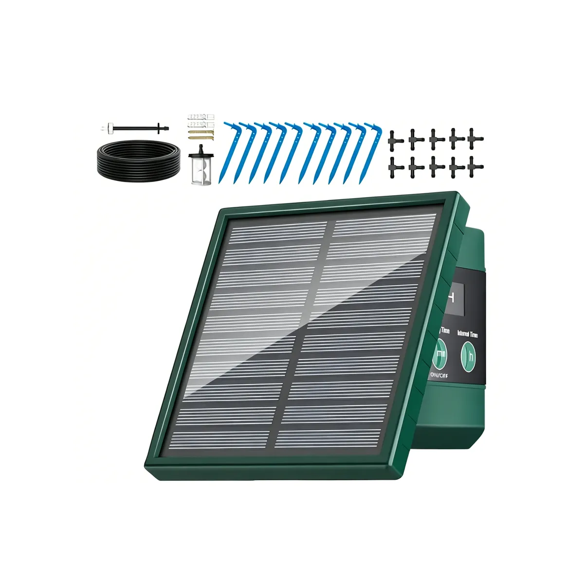 Solar Powered Automatic Watering Device, Timer Irrigation Equipment Set