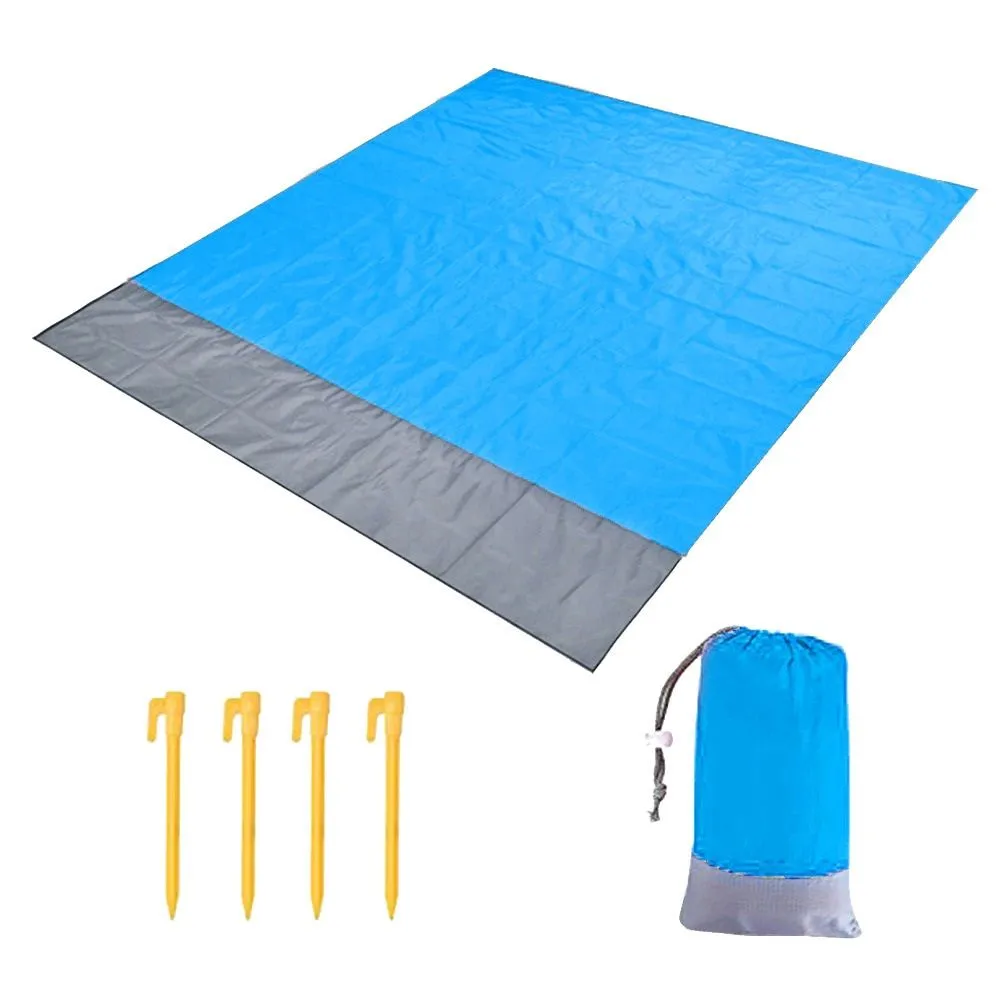 Sand Beach Mat 200X210cm - Blue