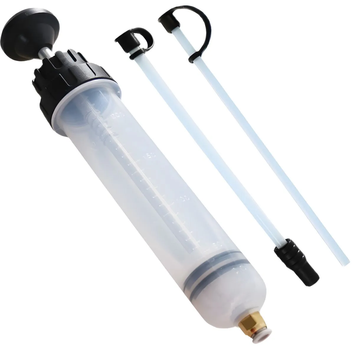 Manual Fluid Extractor and Filler 200CC Oil Extractor Pump Syringe Kit
