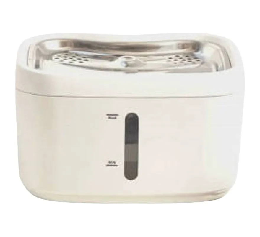 2.5L Smart Cat Water Fountain with App, Stainless Steel, Weight Sensor