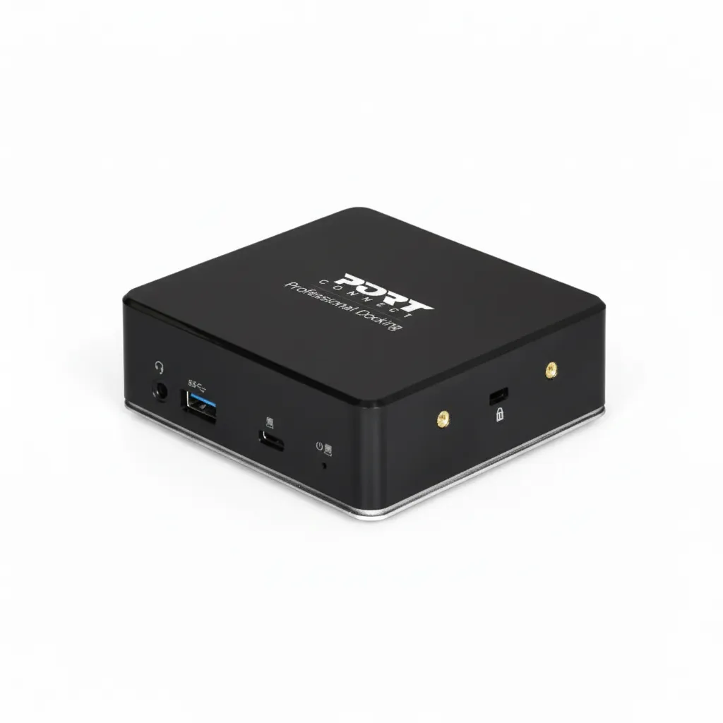 Port USB Type-C Hub with HDMI, Ethernet, and Apple Charging - Black