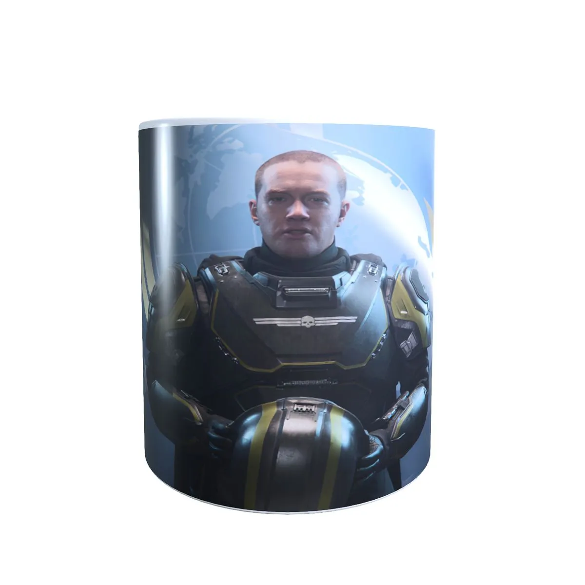 Unmasked - Helldivers 2 Coffee Mug