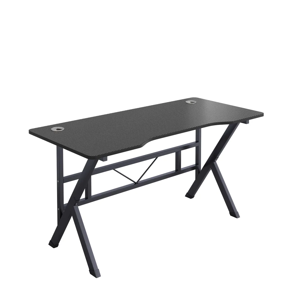 100cm Gaming Desk Computer Table Black/White - Black