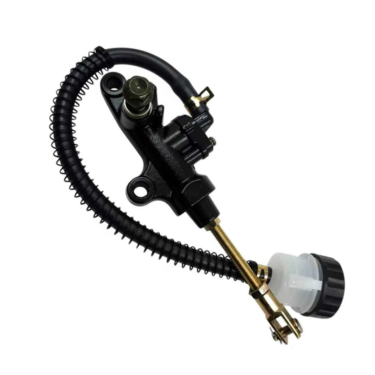Rear Foot Brake Master Cylinder Brake Pump Compatible with Universal