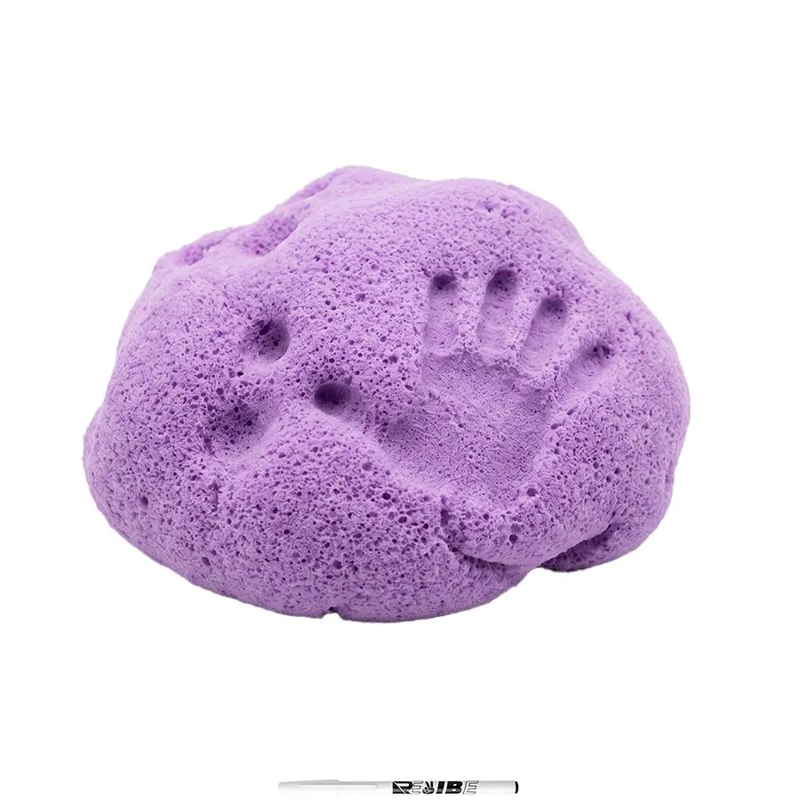 60g Sensory Foam Clay Moldable, Non-Toxic, Mixed Colors With ReVibe Pen