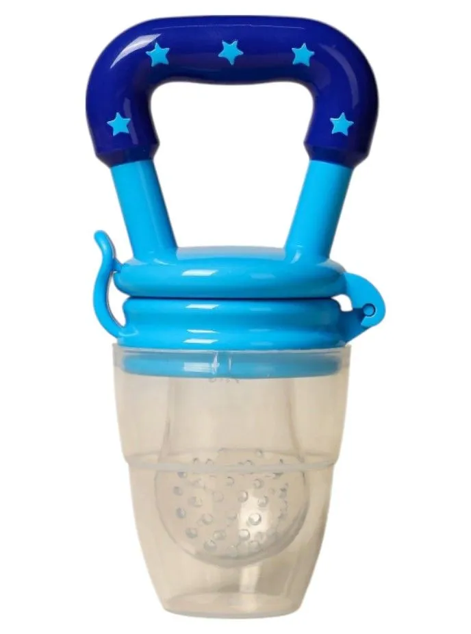 Baby Fruit Teether Pacifier - Blue, Transparent