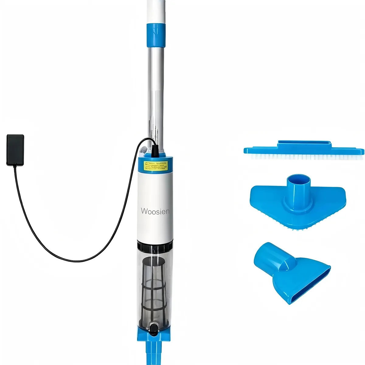 Woosien 3 in 1 Swimming Pool Vacuum Rechargeable Handheld Cordless Cleaner