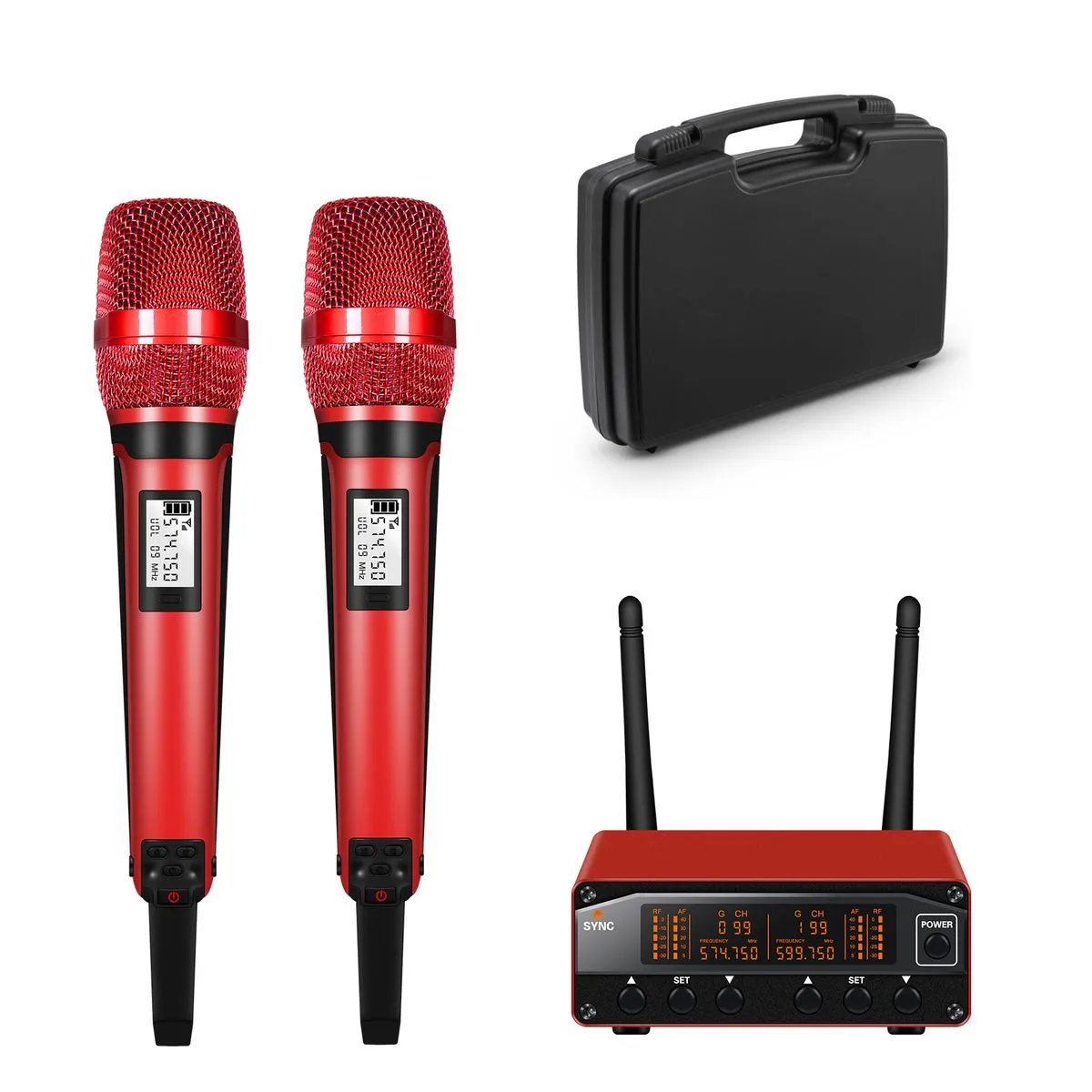 SKM9000 Metal Handheld Dynamic Microphone System UHF Wireless Microphones