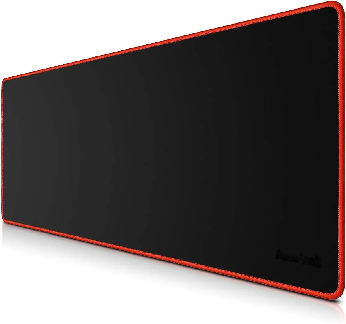 Large Extended Gaming Mouse Pad - 700 × 300 Desk Pad, 2 Pack Mousepad - Black & Red