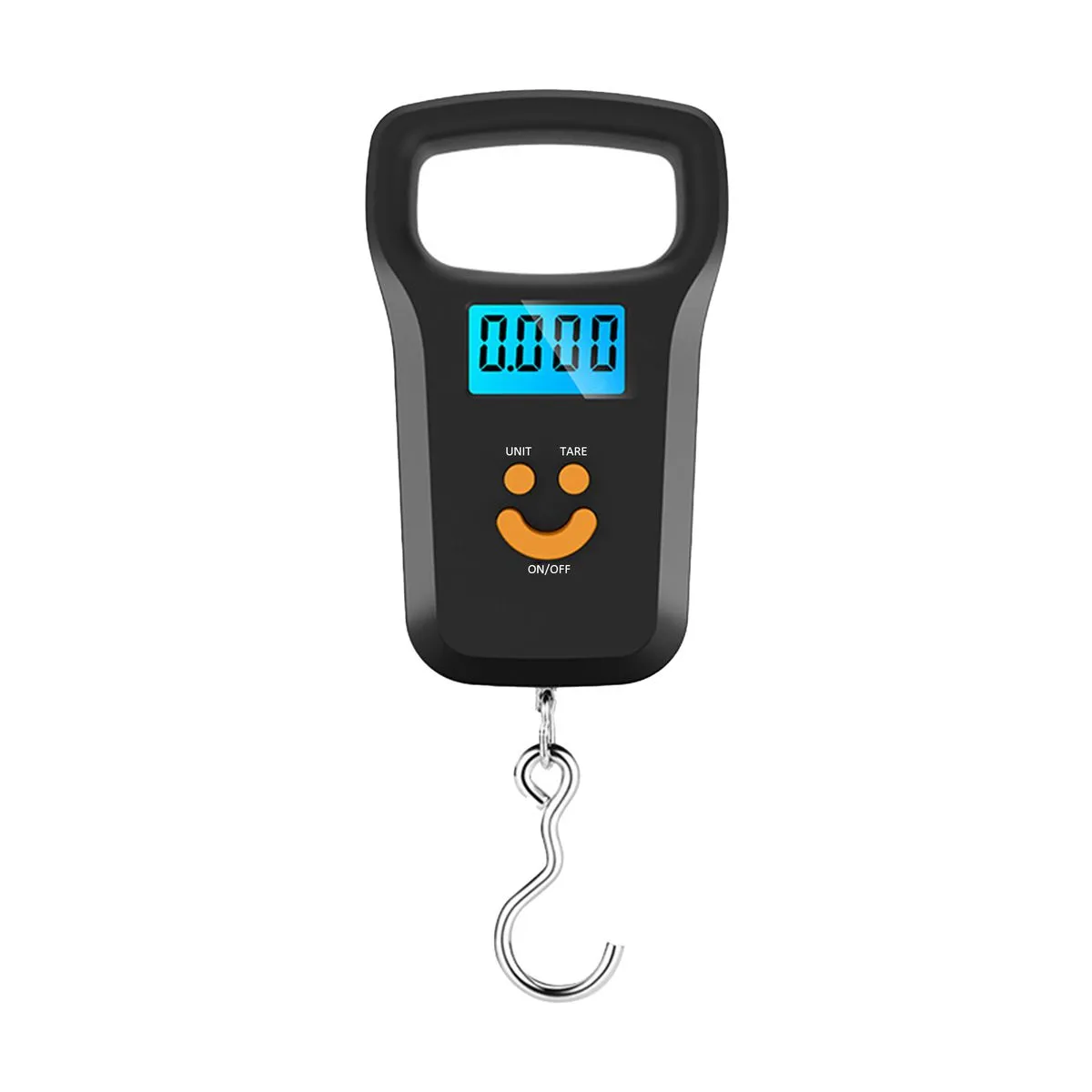 Portable Fishing Electronic Scale 50KG - Black