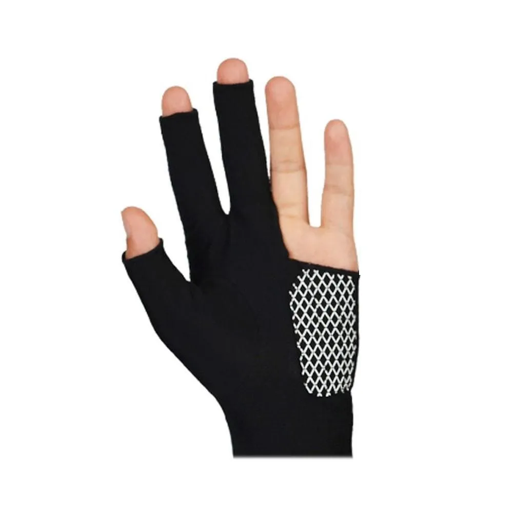 Three-Finger Billiard Gloves