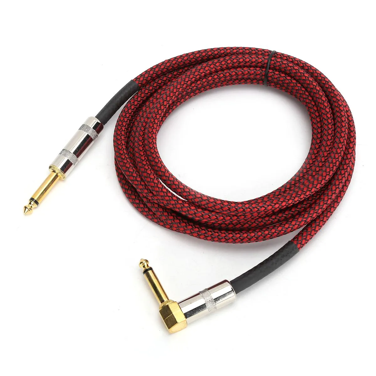 6.35mm Guitar Cable for Amp, 3m Instrument Audio Cord