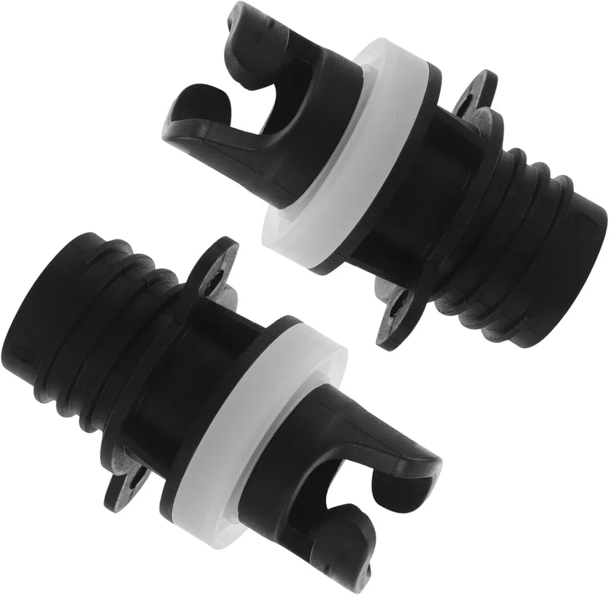 2 Pieces Quick Inflation Valve Adapter for Inflatable Boats Paddle Boards
