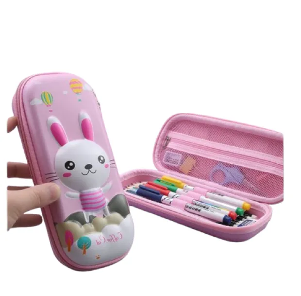 The Clip-3D Cute Pencil Pen Case Organizer Pouch Stationery Pencil Case - Bunny2