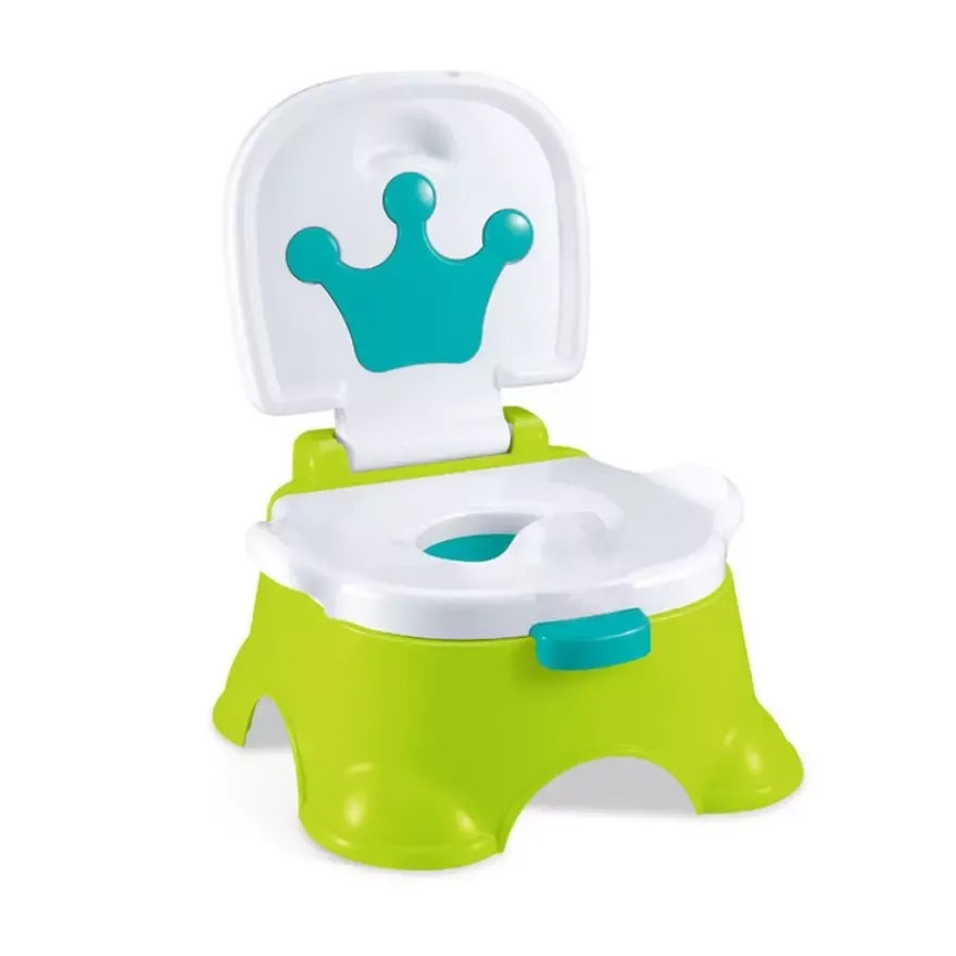 Royal Throne Baby Potty: The Ultimate Toilet Training Stepstool & Chair - Green
